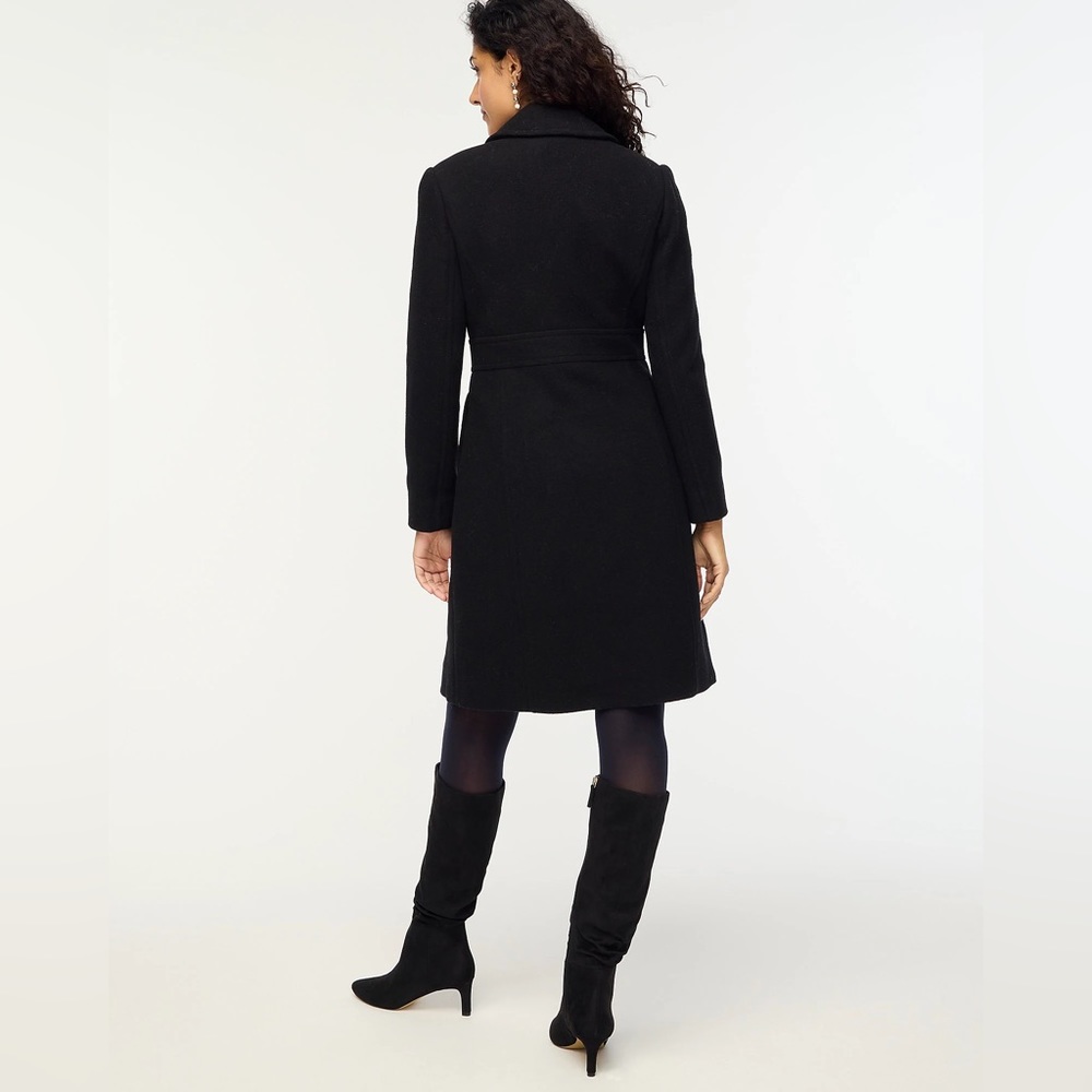 NWT J.Crew Wool-blend Lady Day Coat - Picture 4 of 5